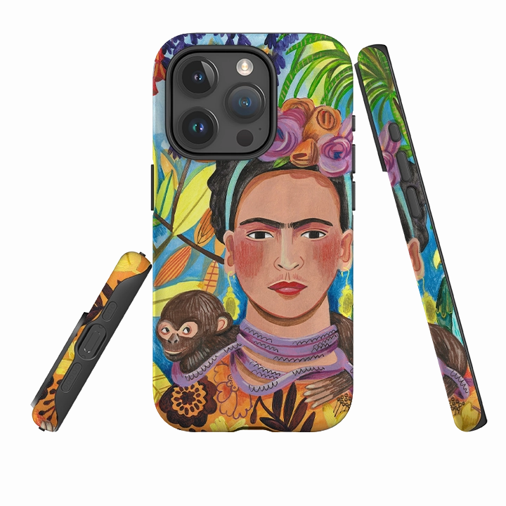 iPhone Tough Case - Frida By Caroline Bonne Muller Durable Frame