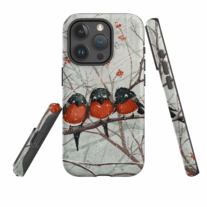 iPhone Tough Case - Frosted Branches By Maja Lindberg Premium Surface Finish