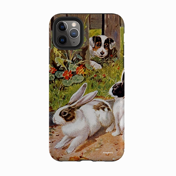 iPhone Tough Case - Furry Friends By Heritage Hybrid Pattern