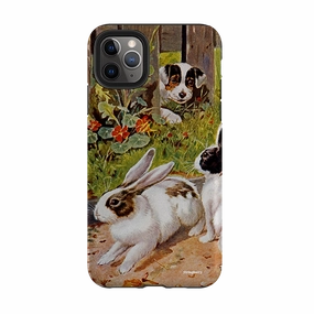 iPhone Tough Case - Furry Friends By Heritage Hybrid Pattern