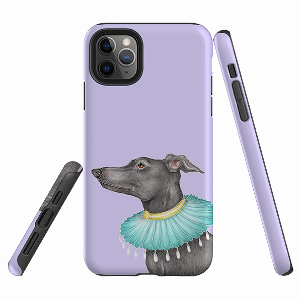iPhone Tough Case - Greyhound By Catherine Rowe High gloss