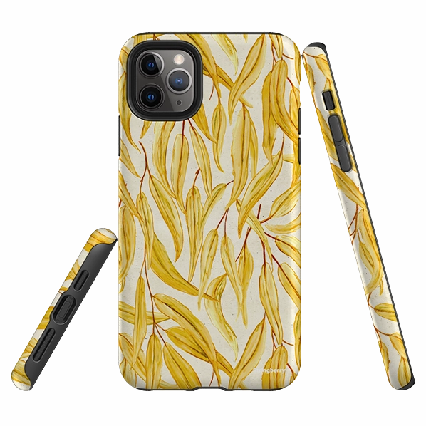 iPhone Tough Case - Gum Yellow By Katherine Quinn Polished Detail Stylish Pattern