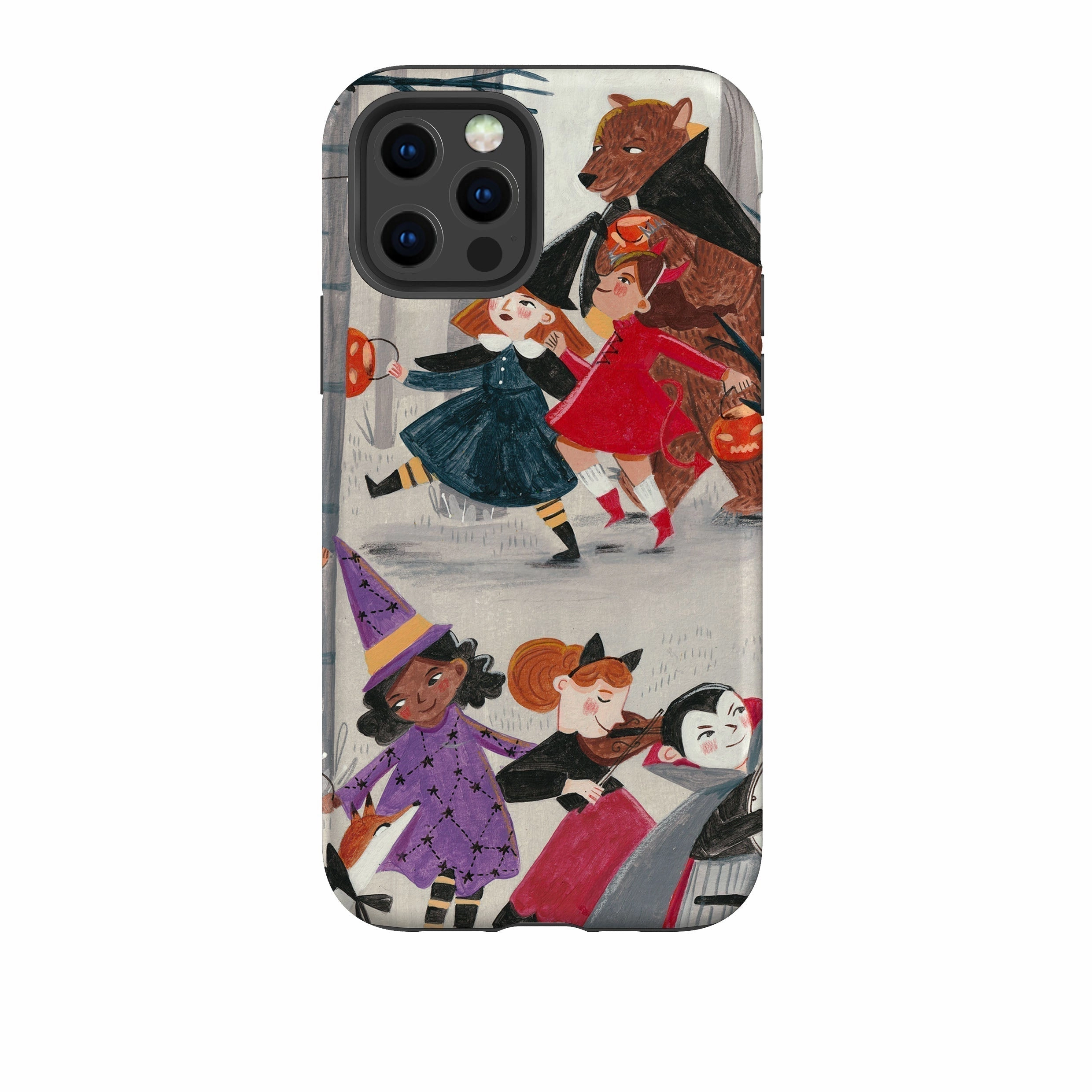 Daily Essential Durable Design iPhone Tough Case - Halloween By Caroline Bonne Muller