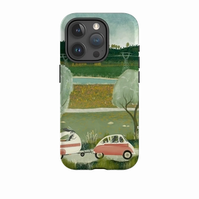 iPhone Tough Case - Happy Holidays-1 By Katherine Quinn Creative Artwork Refined Form