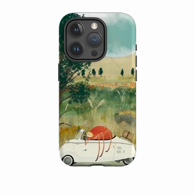 iPhone Tough Case - Happy Travels By Katherine Quinn Minimal Cover Hybrid Finish
