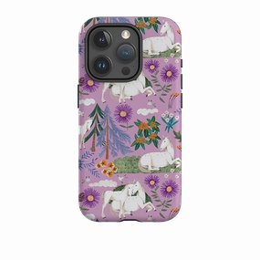 iPhone Tough Case - Horse Pattern By Caroline Bonne Muller Sleek Form Eco Friendly