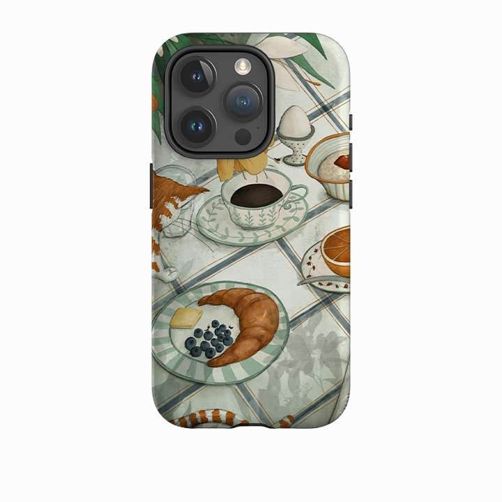 Lightweight Build iPhone Tough Case - Hungry Friends By Maja Lindberg