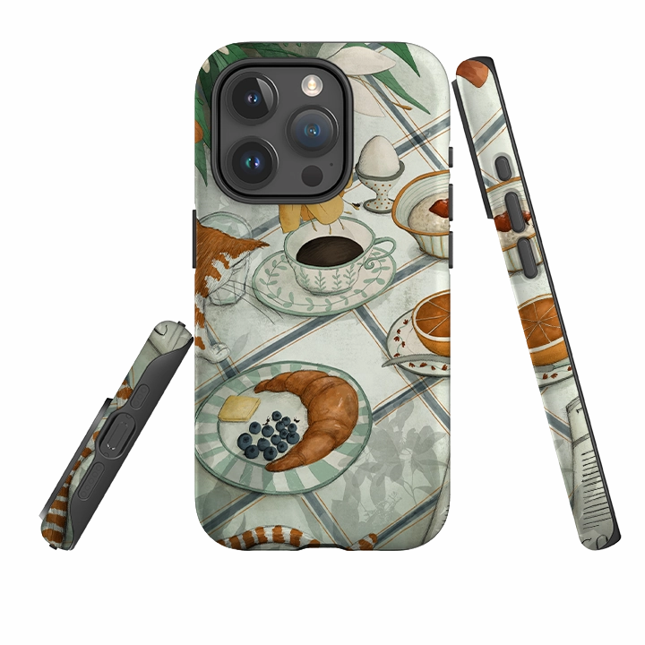 Protective Gear iPhone Tough Case - Hungry Friends By Maja Lindberg
