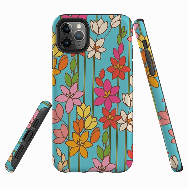 Resistant Layer Polished Texture Design iPhone Tough Case - Ixia By Amelia Bowman