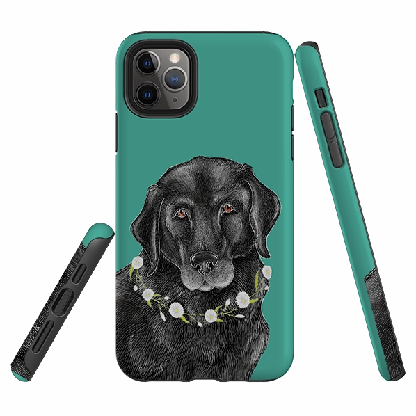 Comfort Grip iPhone Tough Case - Labrador By Catherine Rowe