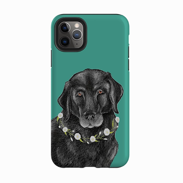 iPhone Tough Case - Labrador By Catherine Rowe Protective Edge Crystal Finish