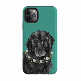 iPhone Tough Case - Labrador By Catherine Rowe Protective Edge Crystal Finish