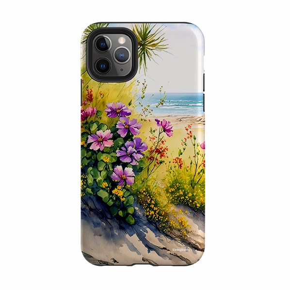 Soft Look Texture iPhone Tough Case - Lakeside