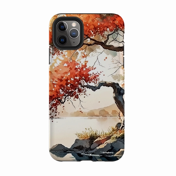 Sleek Edge Polished Texture Finish iPhone Tough Case - Lamonby