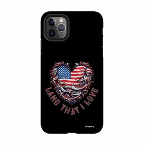 Flexible Pattern iPhone Tough Case - Land That I Love