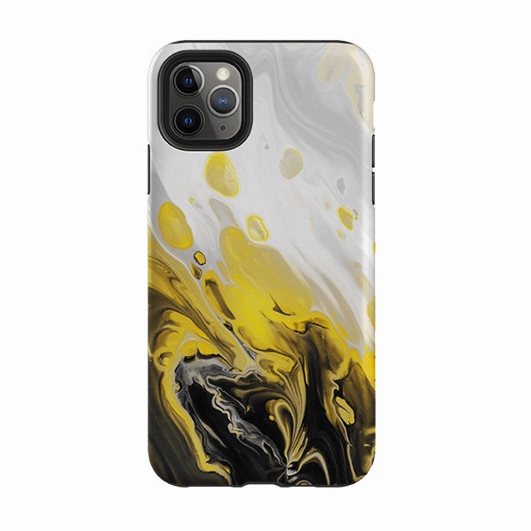 Matte Touch Matte Layer iPhone Tough Case - Lemon Drop
