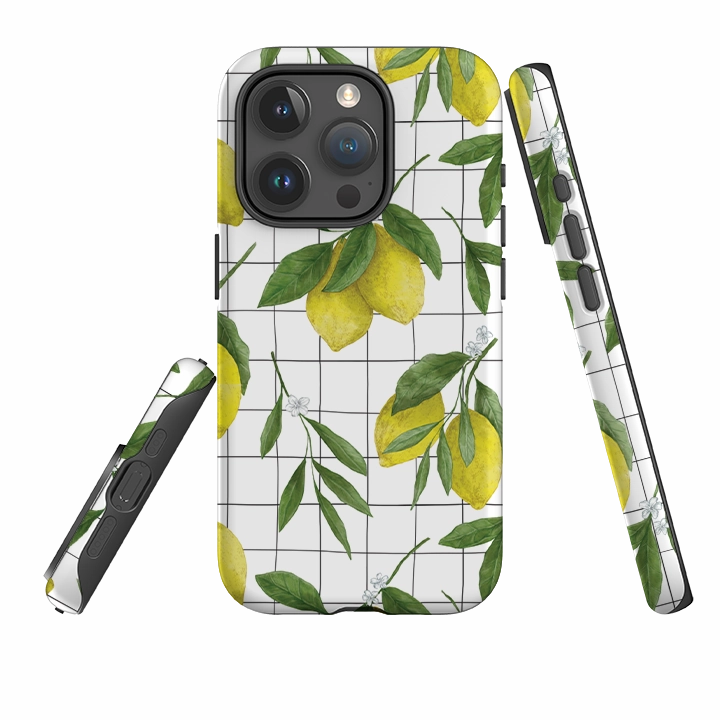 Everyday Style iPhone Tough Case - Lemons 1 By Jade Mosinski