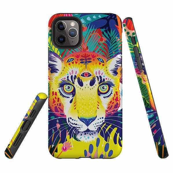 Simple Finish iPhone Tough Case - Leopard By Mia Underwood