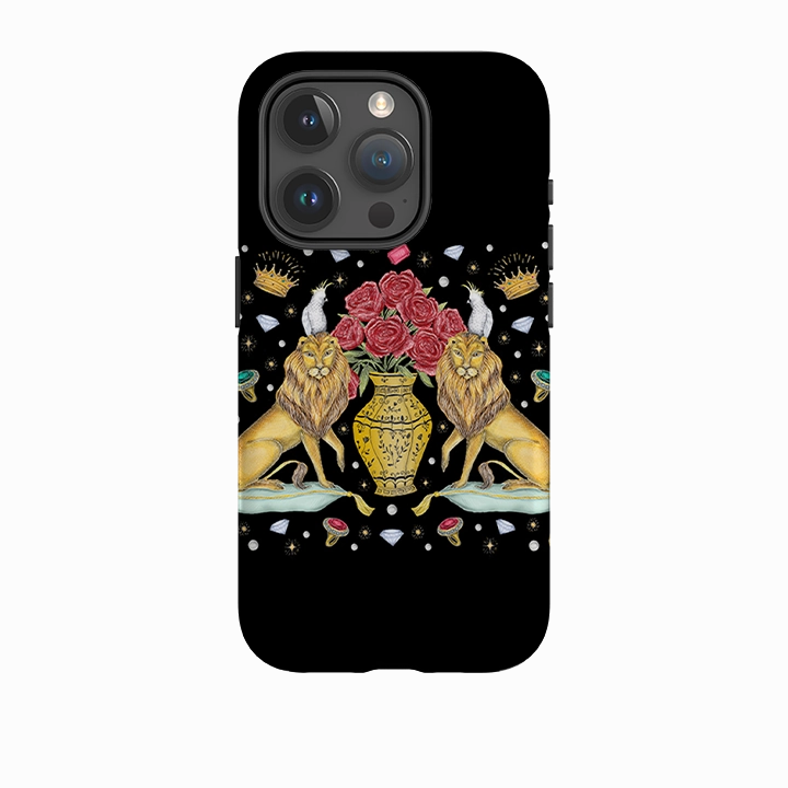 Tight Fit iPhone Tough Case - Lion And Vase By Catherine Rowe