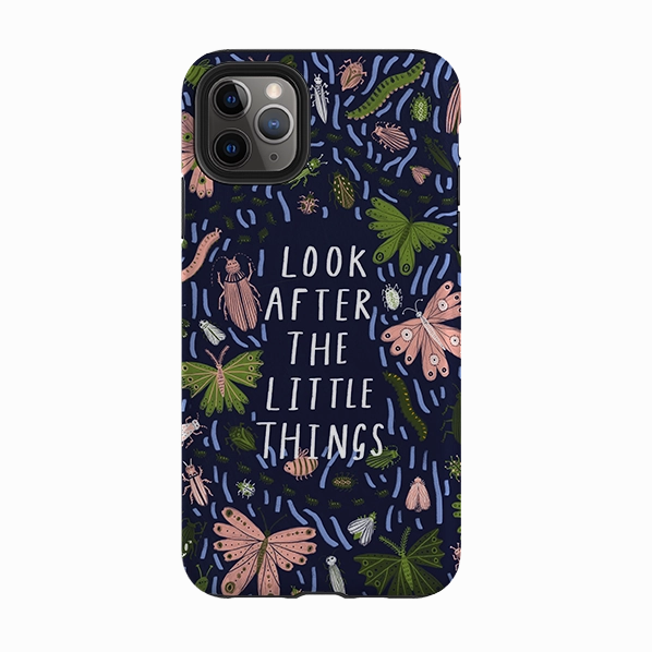 iPhone Tough Case - Little Things Blue By Lee Foster Wilson Office use Scratch Proof