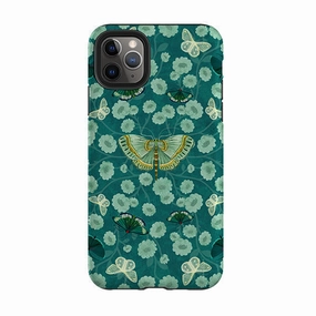 iPhone Tough Case - Medium Moth 2 By Katherine Quinn Simple Style Durable Design Texture