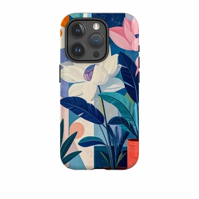 iPhone Tough Case - Mill Floral everyday elegance Textured Detail