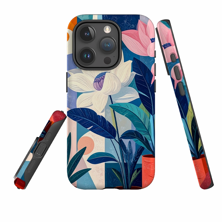 Gloss Layer iPhone Tough Case - Mill Floral