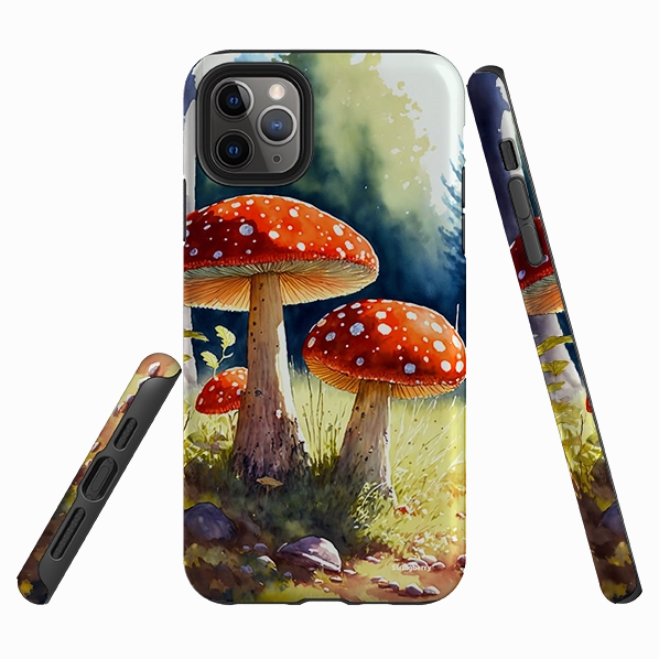 iPhone Tough Case - Mushroom Colour III Soft Texture