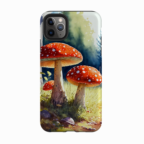 Bold colors Comfort Style iPhone Tough Case - Mushroom Colour III