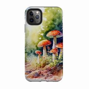 iPhone Tough Case - Mushroom Colour IV Handheld device Sleek Guard