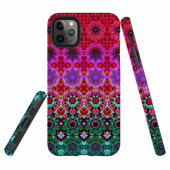Precision Cutouts Vibrant pattern iPhone Tough Case - Musikfest
