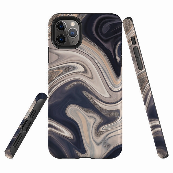 Impact Cushion iPhone Tough Case - Natural (case does not glitter)