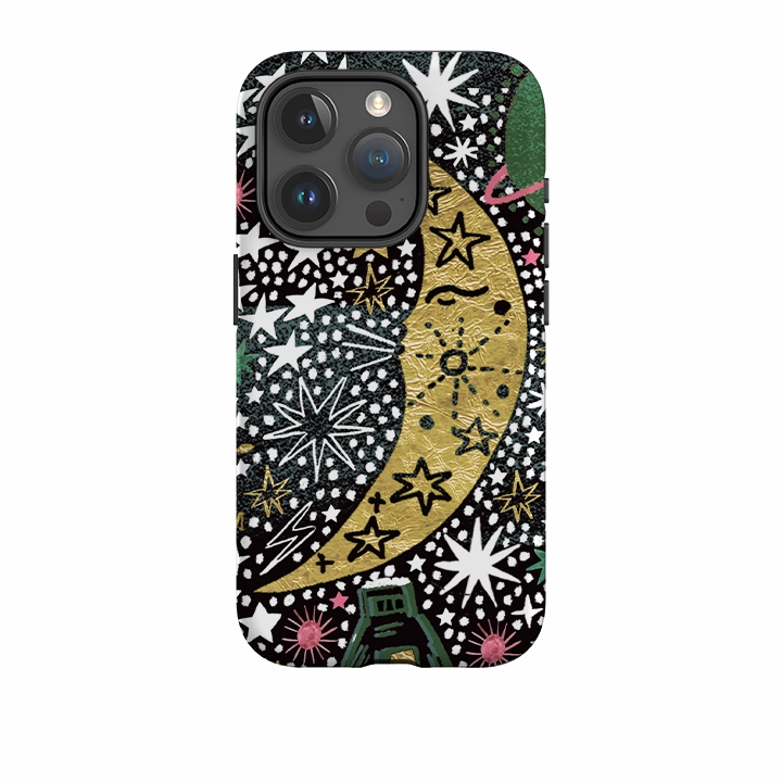 Matte Shield Layer Easy Grip iPhone Tough Case - Night Before Xmas IV By Emma Frances Grant