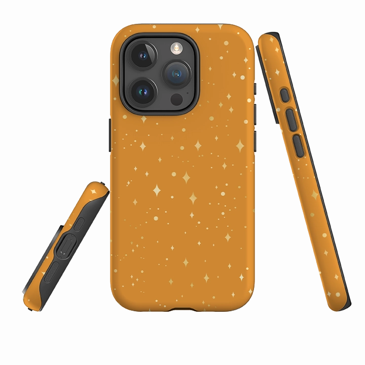 Matte Surface Design Daily Essential iPhone Tough Case - Orange Cosmos