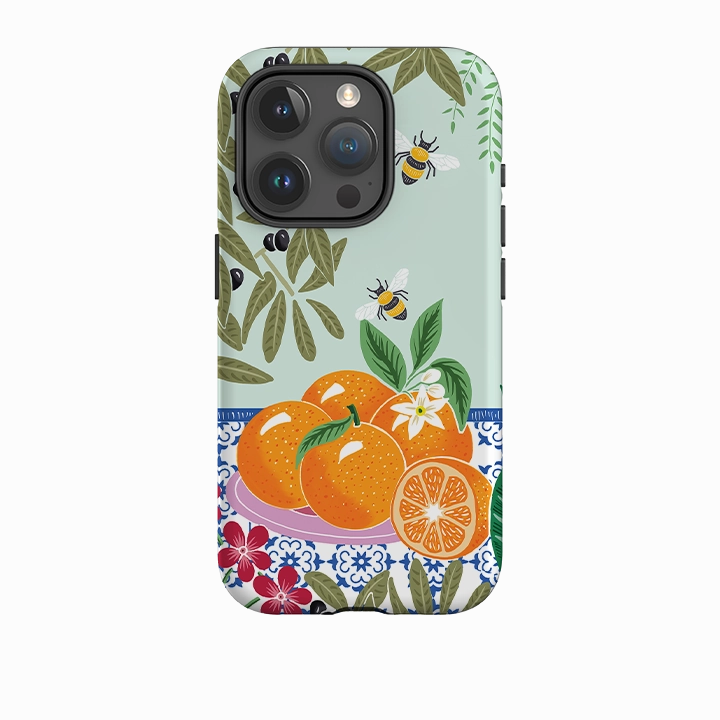 iPhone Tough Case - Oranges By Kate Heiss Durable Texture