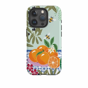 iPhone Tough Case - Oranges By Kate Heiss Durable Texture