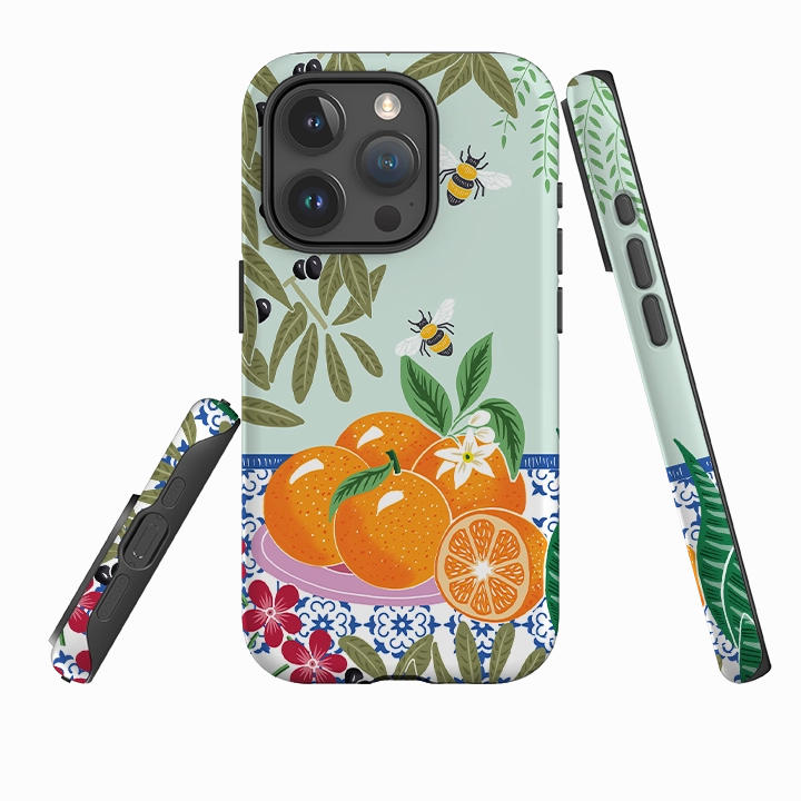 High gloss Everyday Use iPhone Tough Case - Oranges By Kate Heiss
