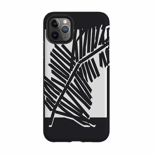 iPhone Tough Case - Palm Moon Silhouette By Kitty Joseph Trendy Detailing Portable Shield