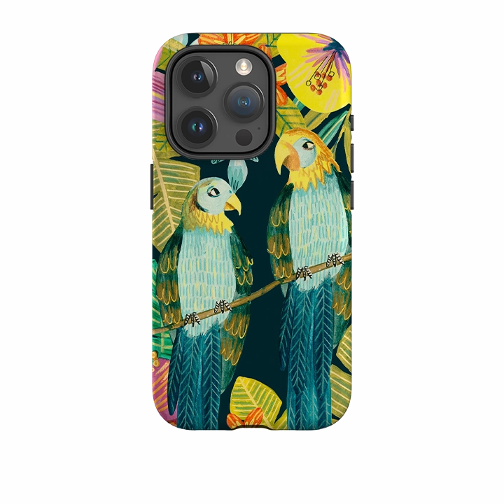 iPhone Tough Case - Papegaai By Caroline Bonne Muller Durable Build Quality Student Gear