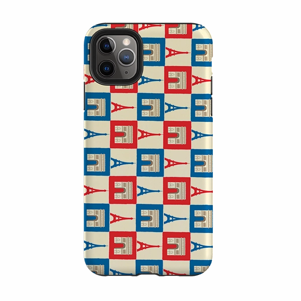 iPhone Tough Case - Paris Papers Soft edges Urban Texture