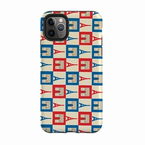 iPhone Tough Case - Paris Papers Soft edges Urban Texture