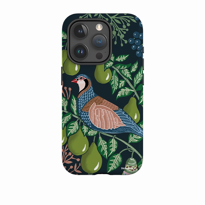 iPhone Tough Case - Partridge In Pear Tree By Kate Heiss Minimal Cover