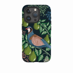 iPhone Tough Case - Partridge In Pear Tree By Kate Heiss Shockproof Edge Polished Surface Texture