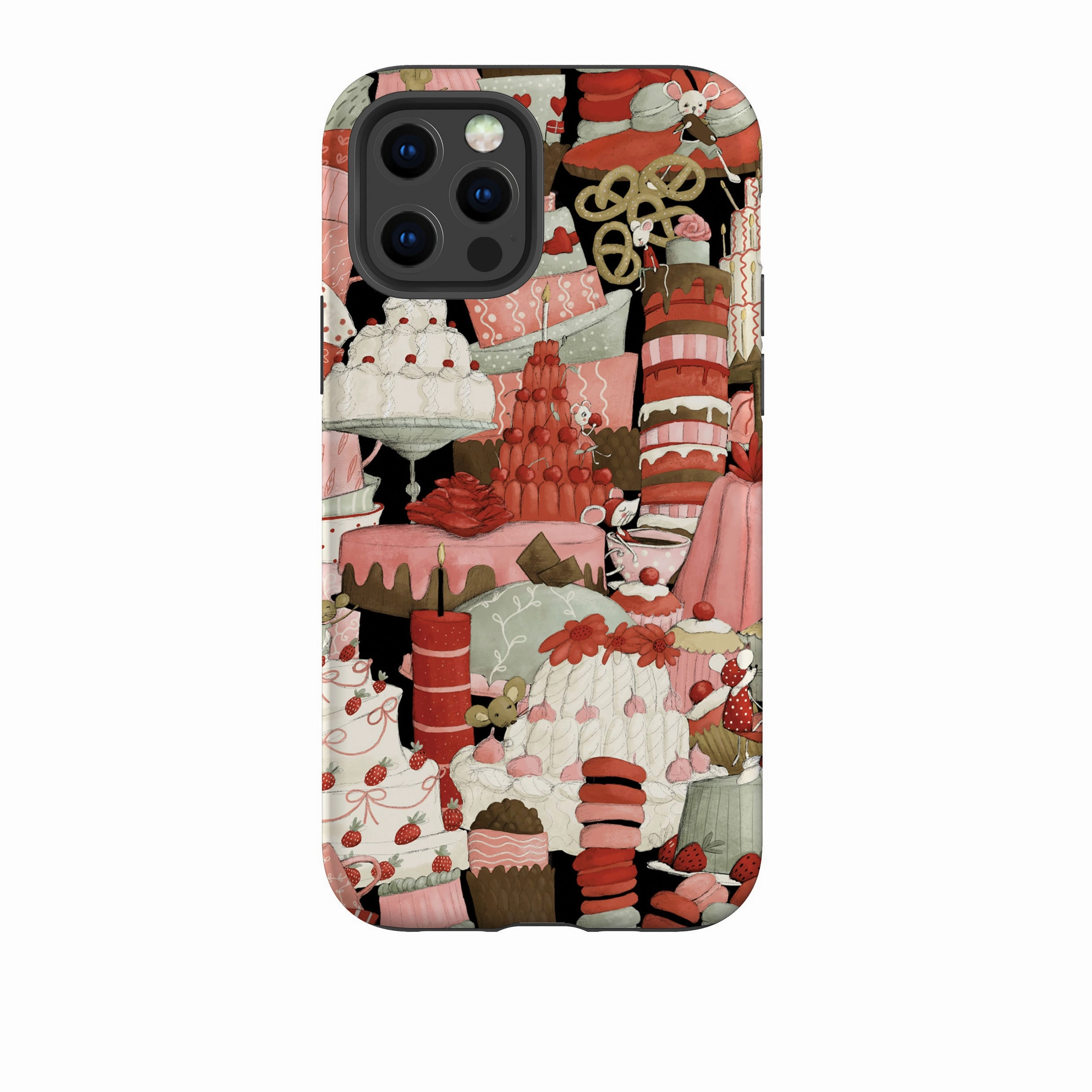 iPhone Tough Case - Pastry By Maja Lindberg Rugged Finish Shock Layer