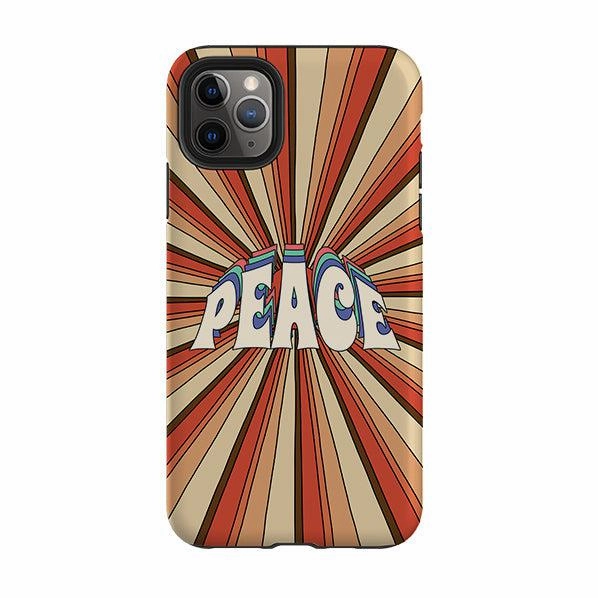 iPhone Tough Case - Peace A Vivid Detail Minimal Look