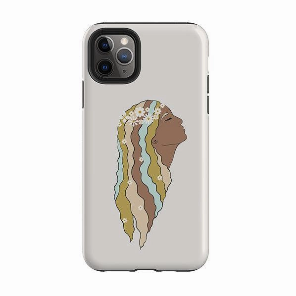 Shock Cushion Vivid Pattern Design iPhone Tough Case - Peaceful