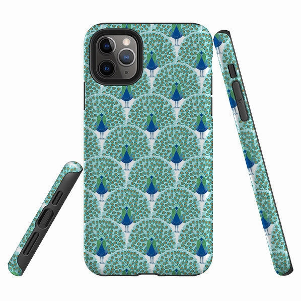 Modern Texture iPhone Tough Case - Peacock By Natalie Pedetti Prack