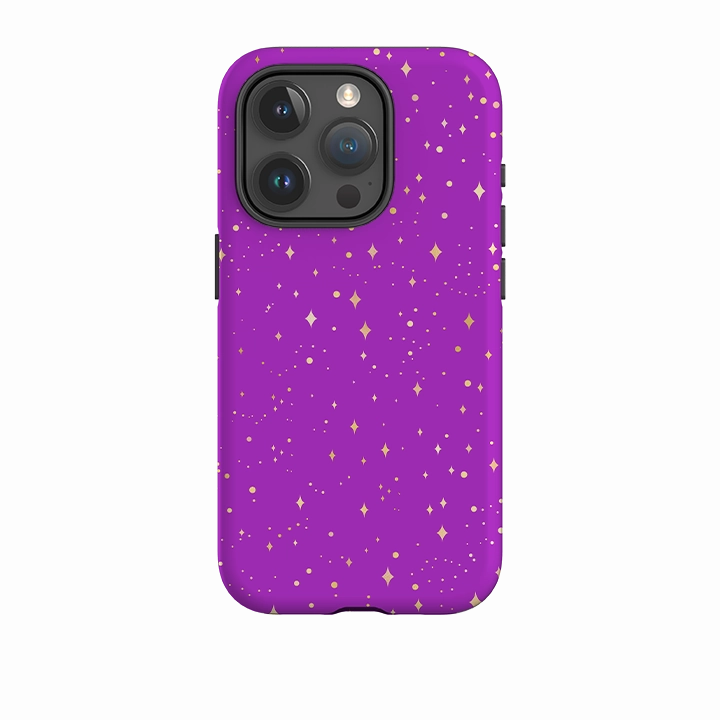 iPhone Tough Case - Purple Cosmos Soft coating