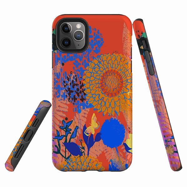 Magnetic Mount Compatible Soft Finish Layer iPhone Tough Case - Red Sky By Tiffany Lynch