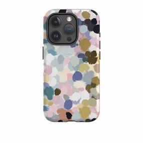 iPhone Tough Case - Reed Polka Stylish Layer Texture